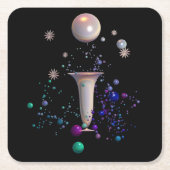 宇宙交響曲 スクエアペーパーコースター (正面)