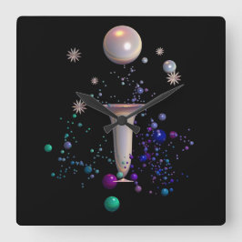 宇宙交響曲 スクエア壁時計