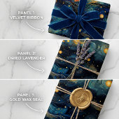 宇宙交響楽団の天体ミュージカル形状デザイン ラッピングペーパーシート