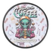 宇宙人がコーヒー目当てで来訪 アイスホッケーパック (正面)