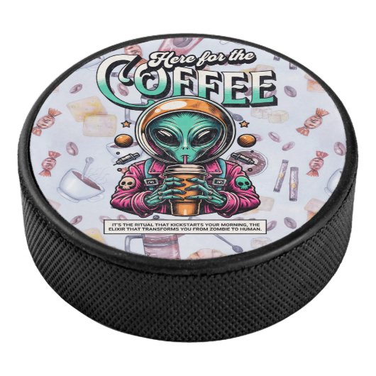 宇宙人がコーヒー目当てで来訪 アイスホッケーパック (3/4)