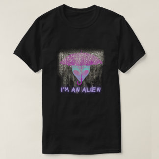 "宇宙人です" Tシャツ - 雨の中へ