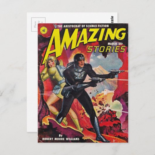 『宇宙人とレイガン』 ポストカード (正面/裏面)