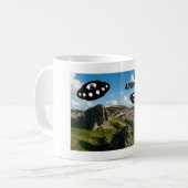 宇宙人と一緒にアベルイストウィスへ コーヒーマグカップ (正面左)