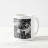 宇宙人と一緒にウェールズへようこそ コーヒーマグカップ (正面右)