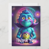 宇宙人と友達 サンキューカード (正面)