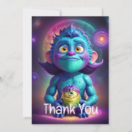 宇宙人と友達 サンキューカード