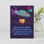 宇宙人の子供の誕生日パーティー 招待状 (スタンド正面)