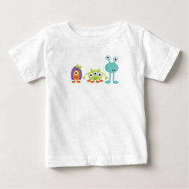 宇宙人の赤ちゃんTシャツ ベビーTシャツ
