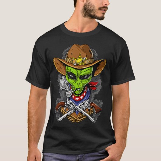 宇宙人カウボーイ Tシャツ (正面)