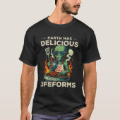 宇宙人バーベキュー Tシャツ (正面)