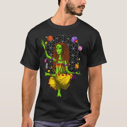 宇宙人ヨガ Tシャツ (正面)