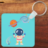 宇宙人漫画の冒険。 キーホルダー (裏面)