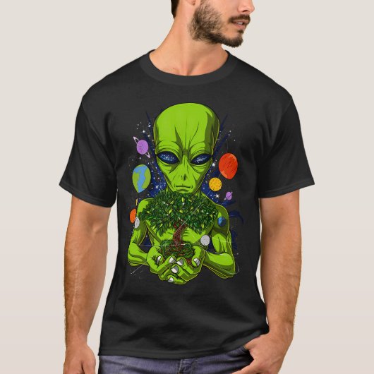 宇宙人生命の樹 Tシャツ (正面)
