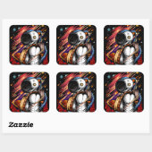 宇宙人 スクエアシール (シート)