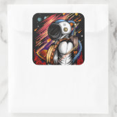 宇宙人 スクエアシール (バッグ)