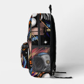 宇宙人 プリントバックパック (右)