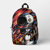 宇宙人 プリントバックパック (正面)