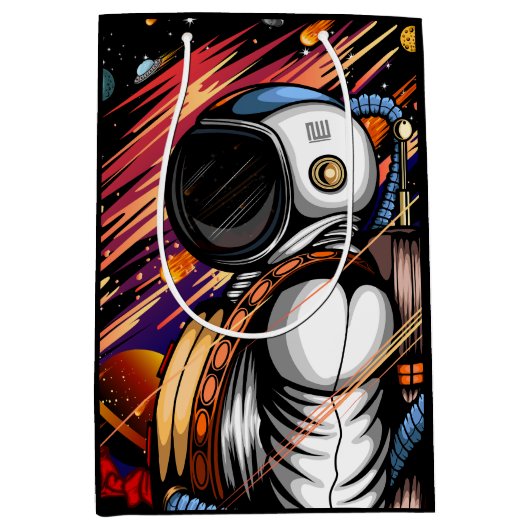 宇宙人 ミディアムペーパーバッグ (正面)
