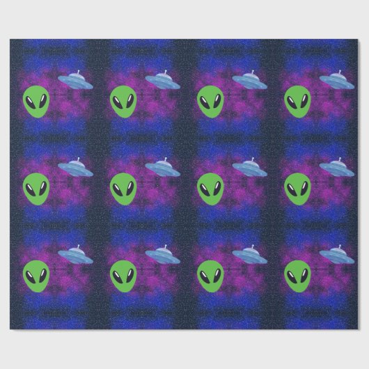 宇宙人 ラッピングペーパー (フラット)