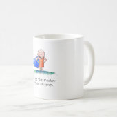 宇宙仏あなたのDoodles™のマグのマスター コーヒーマグカップ (正面右)