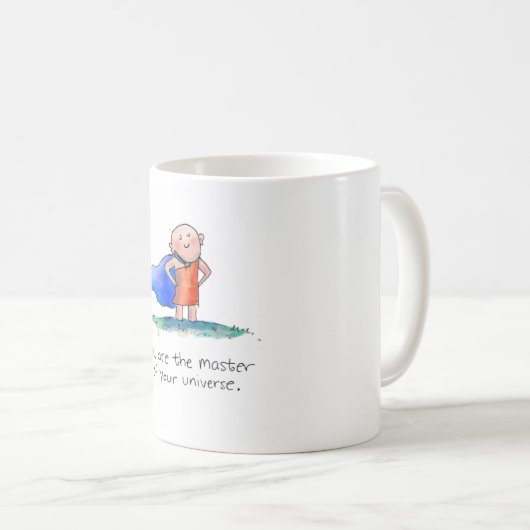 宇宙仏あなたのDoodles™のマグのマスター コーヒーマグカップ (正面右)