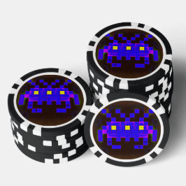 宇宙侵略の王様 (バージョンB) ポーカーチップ