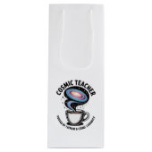 宇宙先生 | おもしろい銀河系コーヒー&好奇心 ワインギフトバッグ (正面)