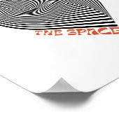 宇宙光学錯覚の指紋T-Sの探索 ポスター (角)