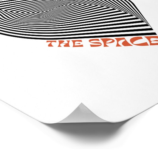 宇宙光学錯覚の指紋T-Sの探索 ポスター (角)