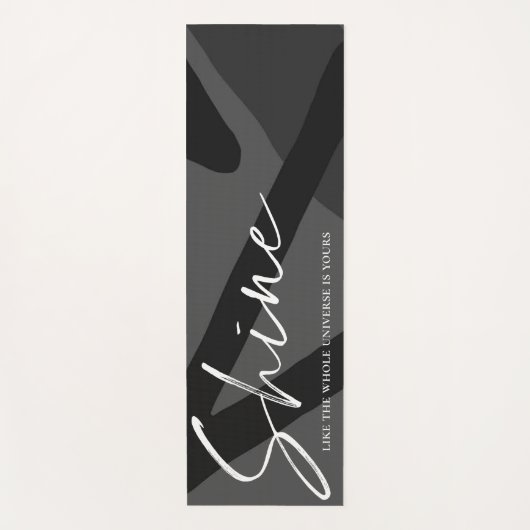 宇宙全体がインスピレーションを与えるように輝く ヨガマット (正面)