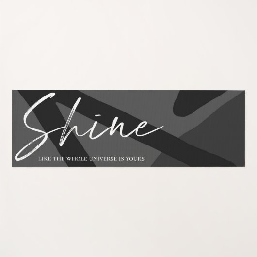 宇宙全体がインスピレーションを与えるように輝く ヨガマット (正面(横))