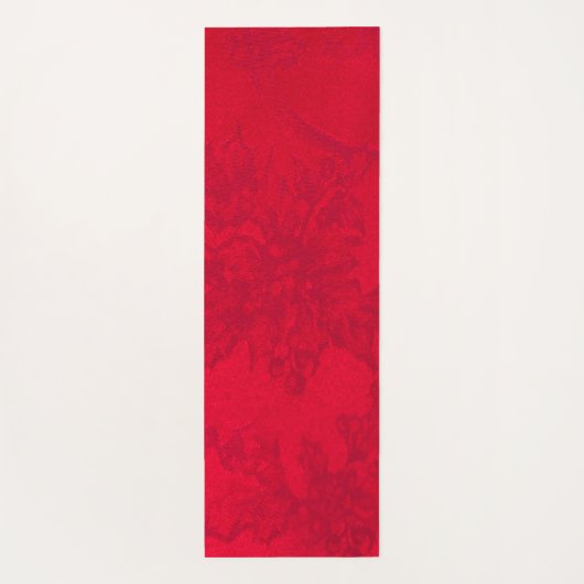 宇宙全体のように輝くあなたの引用文赤 ヨガマット (裏面)