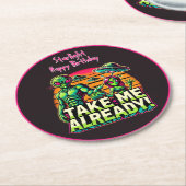 宇宙冒険に連れて行って！ ラウンドペーパーコースター (アングル)