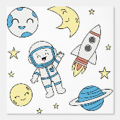 宇宙冒険カートゥーン  壁紙 (正面)
