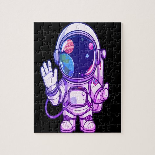 宇宙冒険パズルロケット ジグソーパズル (縦)