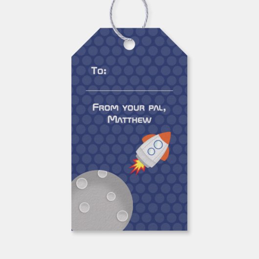 宇宙冒険 ギフトタグ (裏面)