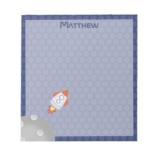 宇宙冒険 ノートパッド (正面)