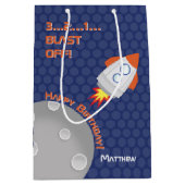 宇宙冒険 ミディアムペーパーバッグ (正面)