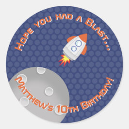 宇宙冒険 ラウンドシール