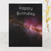 宇宙写真 カード (黄色い花)