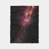 宇宙写真 フリースブランケット (正面)