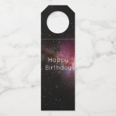 宇宙写真 ボトルネックタグ (正面)