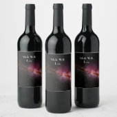 宇宙写真 ワインラベル (ボトル)