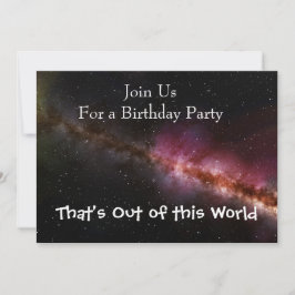 宇宙写真 招待状
