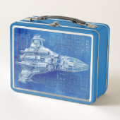 宇宙出荷バイプリント メタルランチボックス (正面)