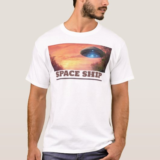 宇宙出荷印刷Tシャツ Tシャツ (正面)
