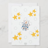 宇宙初の太陽一周誕生日 招待状 (裏面)