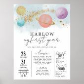 宇宙初の日帰りのまわりに旅行マイルストーン ポスター (正面)