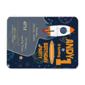 宇宙初男女兼用生誕祭パーティー マグネット (横)